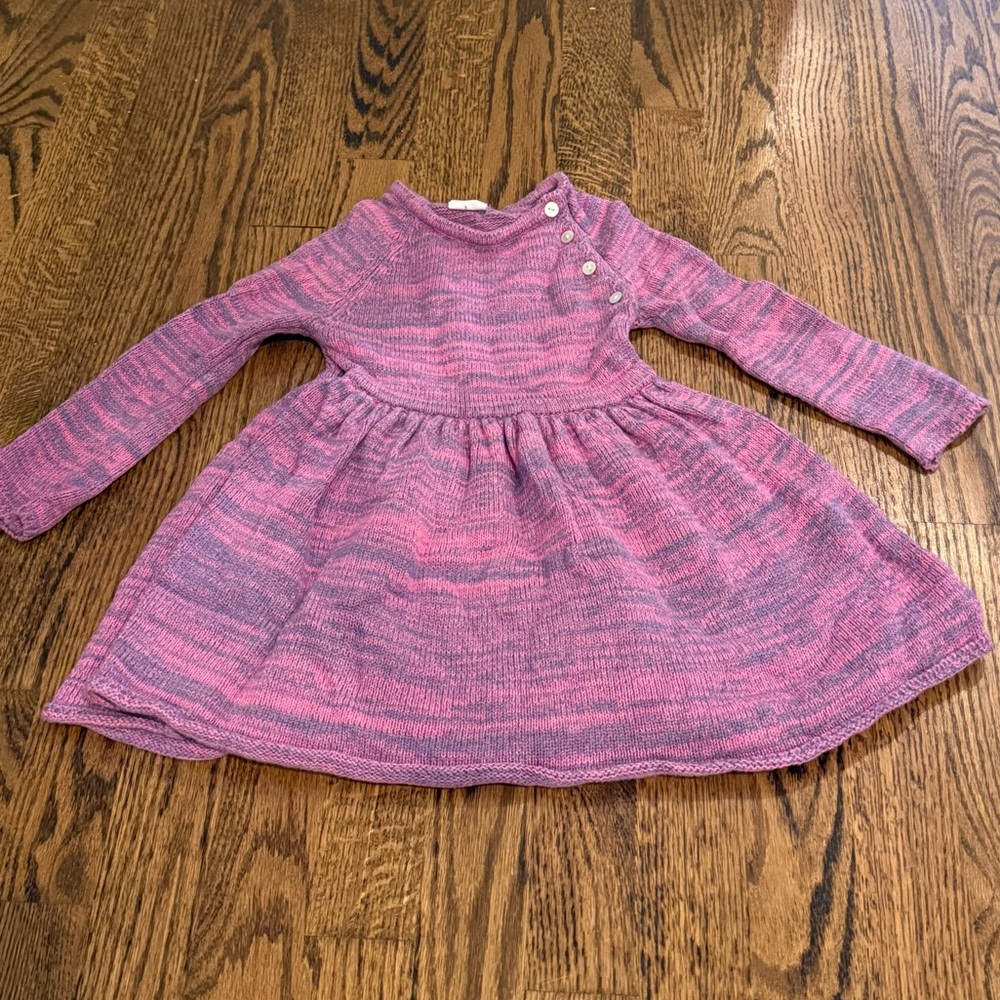 Egg Baby Purple Knit SweaterDress Size 3